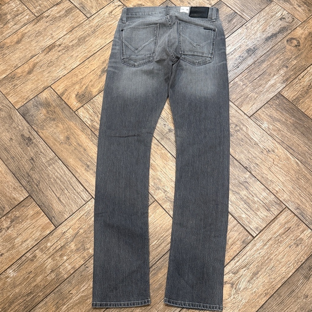 Hudson Blake Slim Straight grey jeans men’s 30x34 - Picture 5 of 7